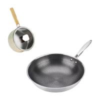 典小圣   K2v30SC-MW  锅具 三层钢奶锅18cm+双屏双柄炒锅32cm （单位:套）