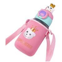 典小圣 P4PP06D 塑料杯 小熊 儿童壶 学生杯 600ML （单位:个） 颜色随机