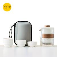黄小厨 HXC-BJ02 云涧琉光快客杯 一壶(450ml)+六杯(45ml)+收纳包 （单位：组）