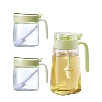 艾逸瑶选 油壶调味罐3件套 晶萃系列 CJ-21124 油壶600ml调味罐300ml*2 (单位:套)