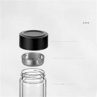 明霞 MXJD8001-ST320 双层玻璃杯 320ml (单位: 个)本色