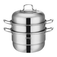 易铂 YPAL-8029 不锈钢三层家用金刚蒸锅 28cm（单位：个）