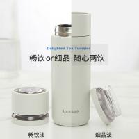 乐扣乐扣（LOCK&LOCK）LHC4285 心仪茶水分离保温杯 440ml (单位：个）薄荷色