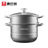 康巴赫（KOBACH） KGO-Z28A 欧式不锈钢双层蒸锅 内径26cm 上口径28cm （单位：个）