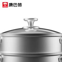 康巴赫（KOBACH） KGO-Z28A 欧式不锈钢双层蒸锅 内径26cm 上口径28cm （单位：个）