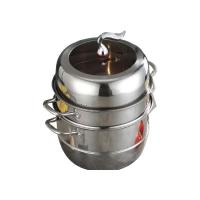 易铂 YPAL-8175 爵品汤蒸锅不锈钢加厚蒸锅蒸笼多层蒸鱼锅 三层 32cm（单位：个）