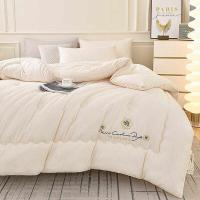 小熊家纺 BHCG-2610 泡泡纱绣花大豆冬被 200*230CM (单位: 条) 无纺布袋包装