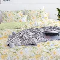 无印良品 全棉印花抗菌四件套 织夏 被套200*230cm床单230*245cm枕套48*74cm*2 (单位:套)