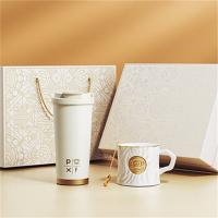 大嘴猴（Paul Frank） PFC919T 保温咖啡杯套装 490ML保温咖啡杯*1+350ML陶瓷杯*1+13cm勺子*1 (单位: 套)