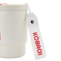 康巴赫（KOBACH） LPB38B01  便携保温咖啡杯 保温杯 380ML 白红色（单位：个）