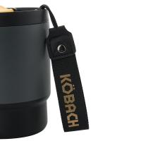 康巴赫（KOBACH） LPB38B01  便携保温咖啡杯 保温杯 380ML 白红色（单位：个）