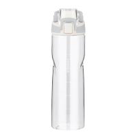 乐扣乐扣（LOCK&LOCK）ABF796 人鱼线塑料运动水杯一键开盖  700ml (单位：个) 白色