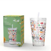 欧赐 C011 乐享吸管杯 400ml（单位：个）