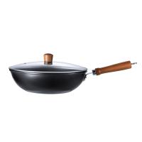 德世朗 DFS-C977-DZ 荣和精铁无涂层炒锅 32cm (单位: 个)