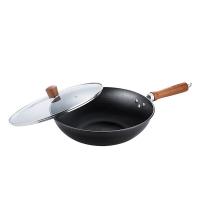 德世朗 DFS-C977-DZ 荣和精铁无涂层炒锅 32cm (单位: 个)