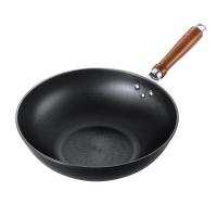 德世朗 DFS-C977-DZ 荣和精铁无涂层炒锅 32cm (单位: 个)