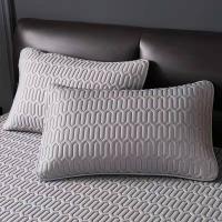 悠梦嘉居 轻奢天然乳胶席凉席 YX-1207 席子180*200cm枕套48*74cm*2 (单位:套) 雾霾灰