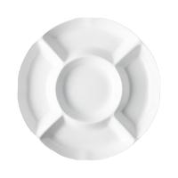 奥美优 AMY3280 陶瓷分隔拼盘 250mm*26mm （单位：个） 白色