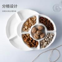 奥美优 AMY3280 陶瓷分隔拼盘 250mm*26mm （单位：个） 白色
