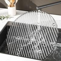 奥美优 AMY3165 简约透明饺子盘 34.5*34.5*1.2cm （单位：个） 透明色