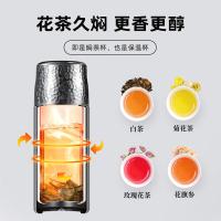 特美刻（TOMIC） 锤纹养生焖茶保温杯 TW60150ACti36 420ml (单位:个) 新旧内塞随机发货 黑色
