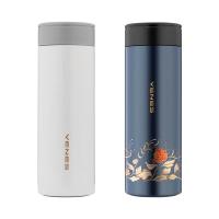 VENES 花漫时光保温杯 颜色随机 FC239-350 350ML 40个/箱 (单位:个) 珍珠白、琉璃蓝 颜色随机