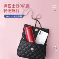 孔雀 保温杯（迷你杯） 便携可爱小巧 AKB-20(RS) 200mL 12个/箱 (单位:个) 口袋杯随身咖啡杯不锈钢学生水杯礼物 颜色随机