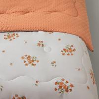 喜芙妮（SOFTNIE） 静待花开安抚被 XF-B2305 200*230cm 6条/箱 (单位:条) 白色、橙色