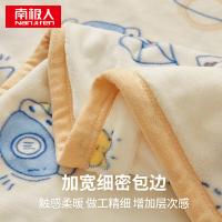 南极人（NanJiren） 加厚云貂绒毛毯 印花设计 NJMT138 200*230cm 1床/箱 (单位:床) 太空之旅