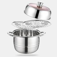 贝格帝 双层蒸锅 加深大容量 BGD-ZG01 直径28cm (单位:个)