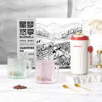 巴米樂（BURNELL） 韵品咖啡杯休闲套装 BNL-BT779 咖啡杯450ml+玻璃杯400ml+勺子15*3cm 20套/箱 (单位:套)