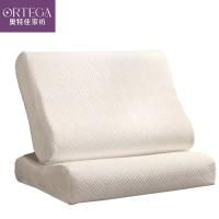 奥特佳（ORTEGA） 天然泰国乳胶枕 JF060022 60*40cm*2个 (单位:对) 白色