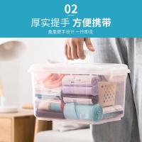 茶花（CHAHUA） 2822 精美塑料收纳箱 8.5L(单位：个) 蓝色