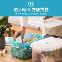 茶花（CHAHUA） 2822 精美塑料收纳箱 8.5L(单位：个) 蓝色
