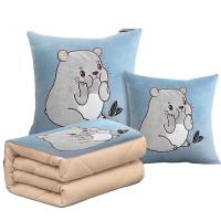 九洲鹿 小仓鼠款 亲肤两用抱枕被 抱枕40*40cm 被子100*150cm （单位：个）