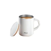富光（FUGUANG） DAZ4401-420 不锈钢马克杯 420ml  (单位：个 )白色 新老包装随机发货