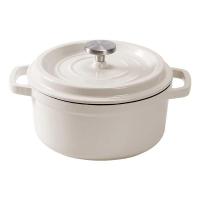 温仑山（VELOSAN） VE03301 潘朵拉珐琅锅 24cm 白色 (单位:个)