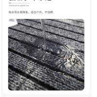 墨斗鱼 条纹 地毯/地垫 120*180cm （单位:张） 灰色