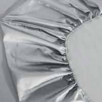 梦洁家纺 长绒棉 三件套 床套 180*200cm+枕套50*70cm 冰河灰 (单位:套)