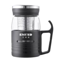 艾姆德（EMUND） DH-XK450 西卡功能办公玻璃杯 450ml 黑色（单位： 个）
