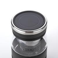 艾姆德（EMUND） DH-XK450 西卡功能办公玻璃杯 450ml 黑色（单位： 个）
