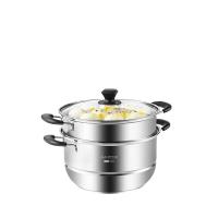 美厨（MAXCOOK） 304不锈钢复底双层蒸锅 MCZ1536 外径34cm；总高32cm；总长45cm 1个/箱 (单位:个)