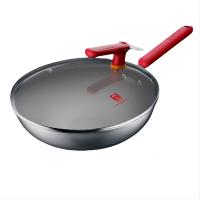 康巴赫 炒锅 无涂层钛盾不粘锅 KGT-C32E 32CM (单位:个) 黑色