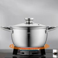 赫曼德 锦华锅具 二件套 HMD-9521 32cm炒锅+20cm汤锅 (单位:套) 黑色+不锈钢色