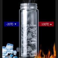 皖亭 玻璃杯 双层 WT3036 300ml 60个/箱 (单位:个) 透明