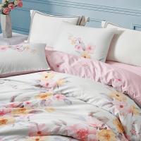 梦洁家纺 纯棉印花四件套 繁花蜜语 1010193253 被套200*230cm；床单230*245cm；短枕套50*70cm*2 (单位:套) 新老包装随机