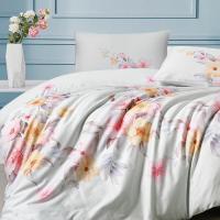 梦洁家纺 纯棉印花四件套 繁花蜜语 1010193253 被套200*230cm；床单230*245cm；短枕套50*70cm*2 (单位:套) 新老包装随机