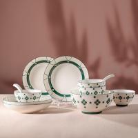 巴米乐（BURNELL） 幸运之星陶瓷餐具套装 BNL-C309 碗(4.5英寸)*4、圆盘(8英寸)*4，勺子(140mm)*4，汤碗(7英寸)*1 (单位:套)