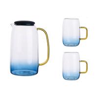 艾逸瑶选 逸生活凉水壶套装 CJ-21051 凉水壶2L*1 水杯*2 10套/箱 (单位:套)