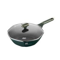 爱仕达（ASD） 炒锅 网红八角型 CL32S13WG-G 32cm 含盖 4个/箱 (单位:个) 新老款随机 牛油果绿